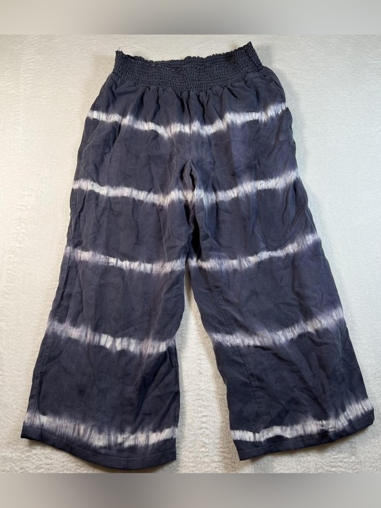 cloth & stone Pants - Cloth & Stone Anthropologie Indigo Tie-Dye Wide Leg Pants NWOT small